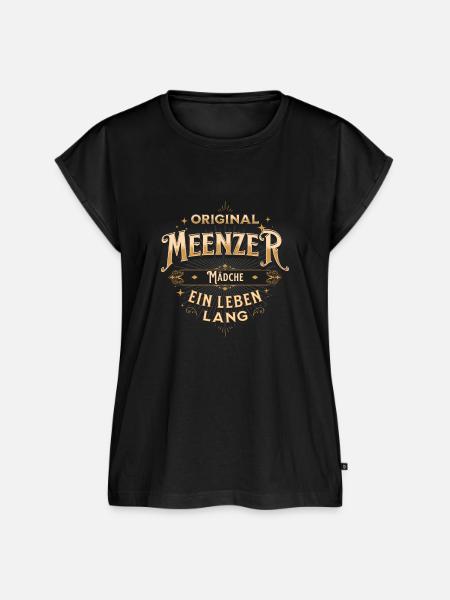 Mainz Meenzer Mädche - Frauen Premium Bio Top - Schwarz