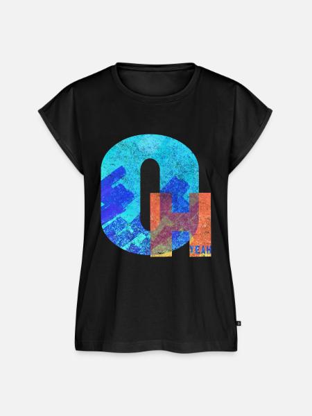Oh Yeah - Frauen Premium Bio Top - Schwarz