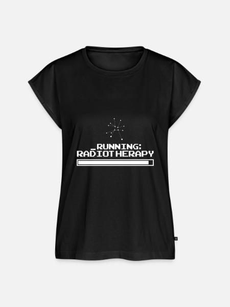 Strahltherapie Krebs Brustkrebs Motivation - Frauen Premium Bio Top - Schwarz