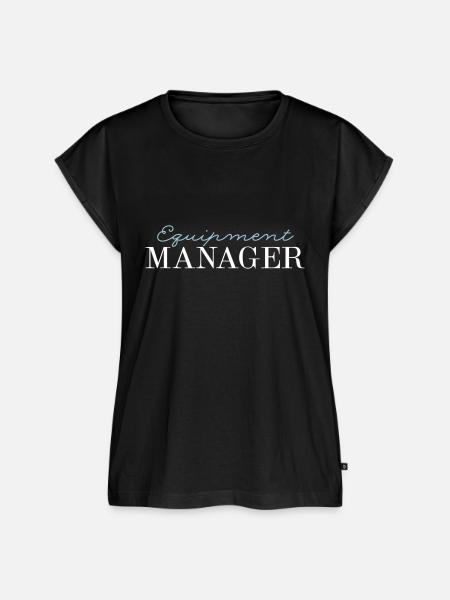 Equipment MANAGER 2C - Frauen Premium Bio Top - Schwarz