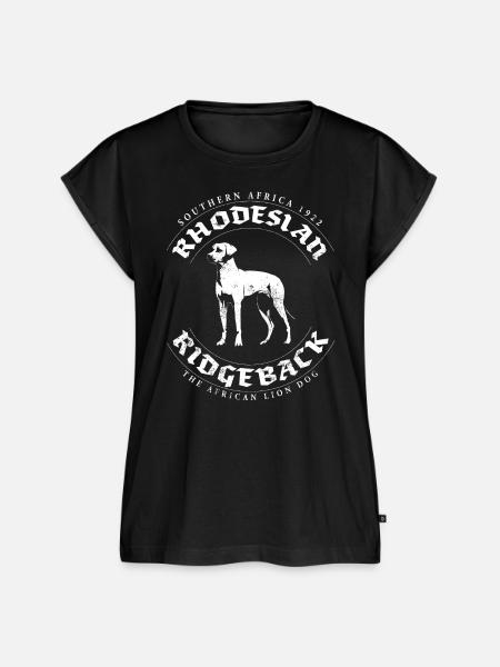 Rhodesian Ridgeback - Frauen Premium Bio Top - Schwarz