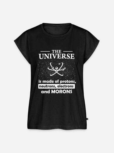 The Universe - Frauen Premium Bio Top - Schwarz