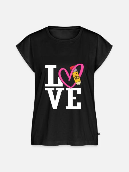 3. Klasse - Frauen Premium Bio Top - Schwarz