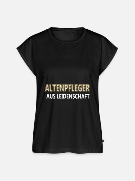 Altenpfleger - Frauen Premium Bio Top - Schwarz