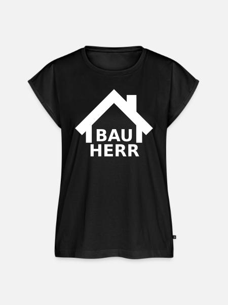 Bauherr - Frauen Premium Bio Top - Schwarz