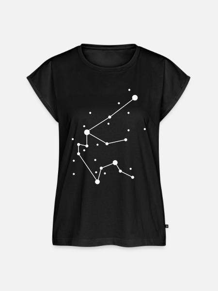Acquarius Konstellation - Frauen Premium Bio Top - Schwarz