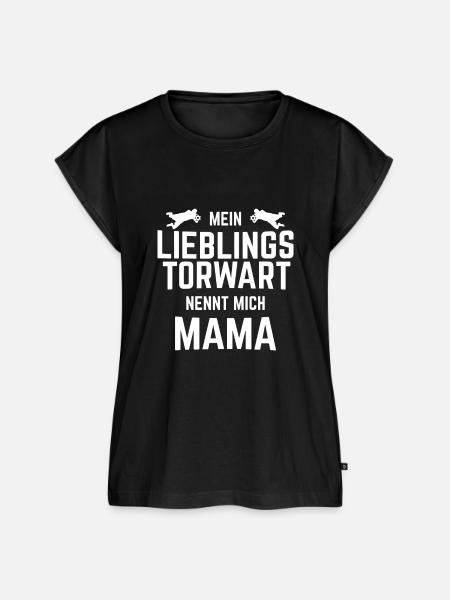 Torwart Geschenkidee - Frauen Premium Bio Top - Schwarz
