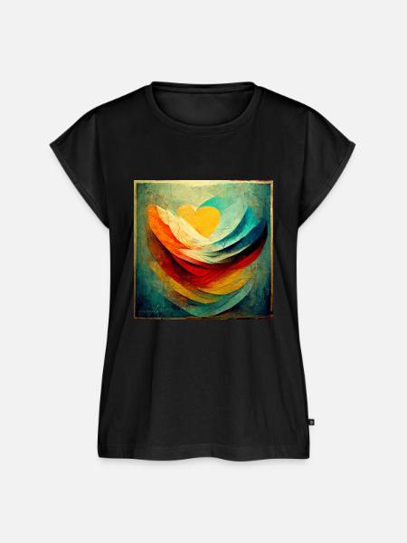 Bunt - Frauen Premium Bio Top - Schwarz