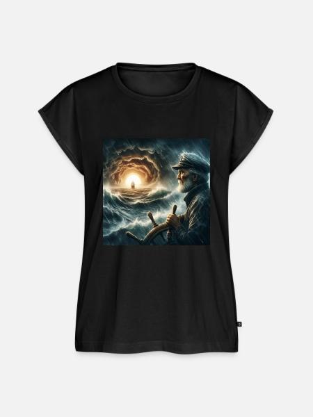 Matrose - Frauen Premium Bio Top - Schwarz