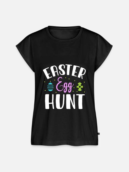 Easter Egg Hunt - Frauen Premium Bio Top - Schwarz