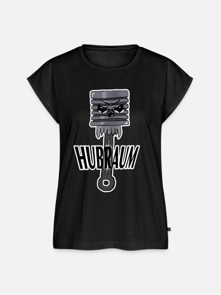 Hubraum - Frauen Premium Bio Top - Schwarz