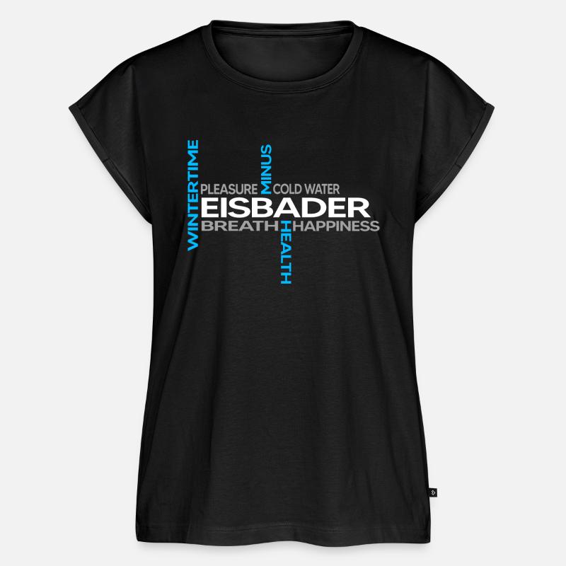 winterbader eisbader polar arktis kältebad eisbad - Frauen Premium Bio Top - Schwarz