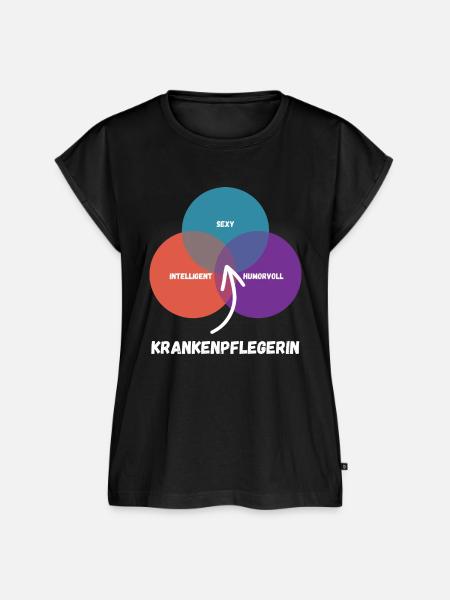 Krankenpflegerin - Frauen Premium Bio Top - Schwarz