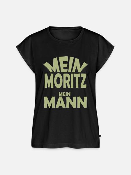Moritz - Frauen Premium Bio Top - Schwarz