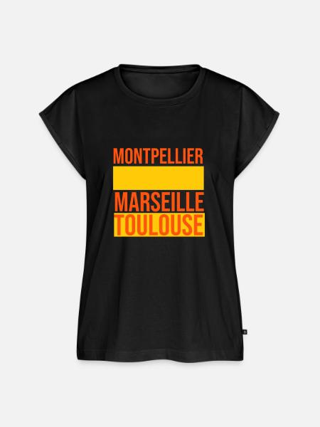 Montpellier, Marseille oder Toulouse? - Frauen Premium Bio Top - Schwarz