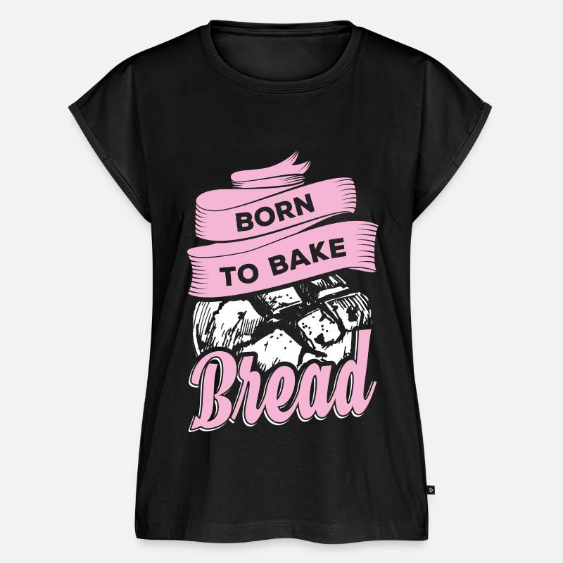 Bakers bake bread - Women’s Premium Organic Top - black