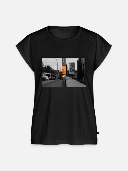 Antifa Sticker - Frauen Premium Bio Top - Schwarz