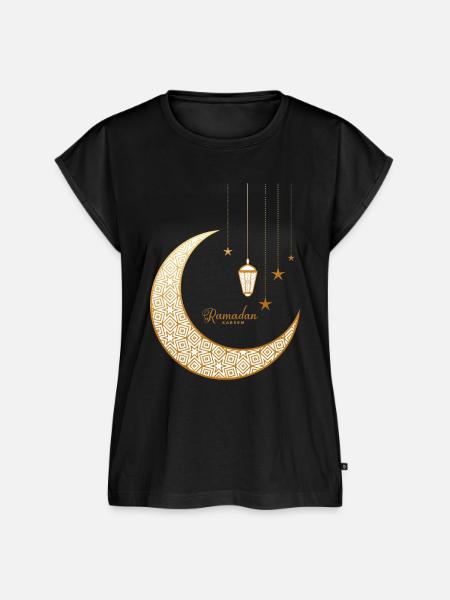 Ramadan Design - Frauen Premium Bio Top - Schwarz
