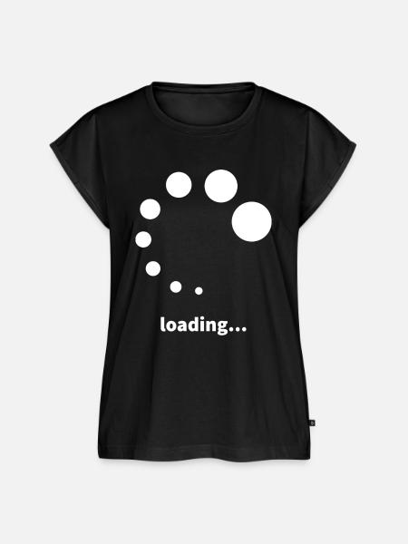 loading... - Frauen Premium Bio Top - Schwarz