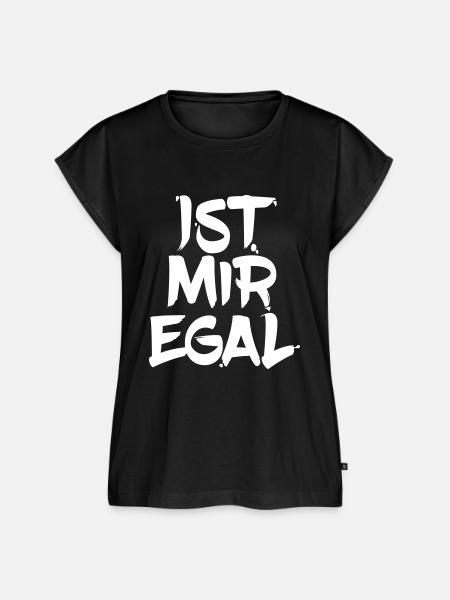 Ist mir egal - Frauen Premium Bio Top - Schwarz