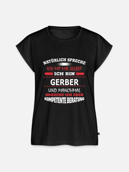 GERBER - Frauen Premium Bio Top - Schwarz