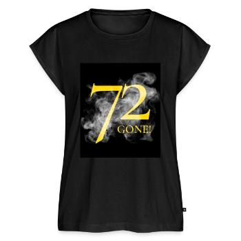 72_smoke_gone - Haut bio Premium Femme - noir - Devant - AI Model Female 172 light (172cm)