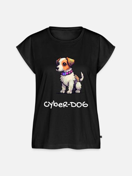 Cyberdog - Frauen Premium Bio Top - Schwarz