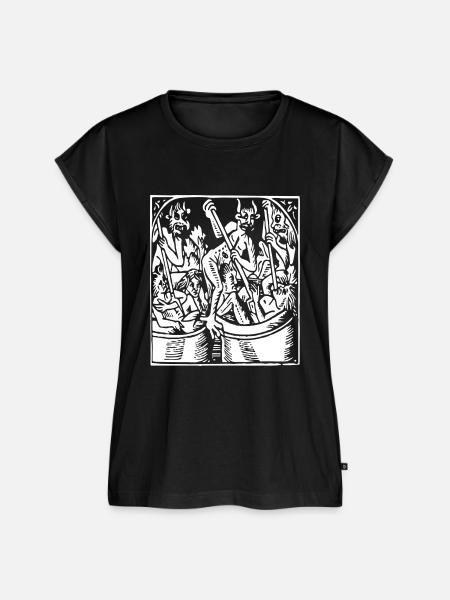 Hölle - Frauen Premium Bio Top - Schwarz
