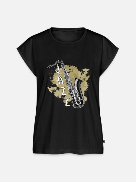 Jazz - Frauen Premium Bio Top - Schwarz