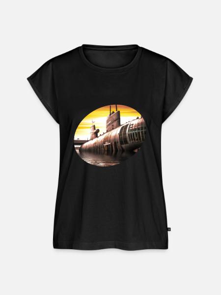 U-Boot FairyTale - Frauen Premium Bio Top - Schwarz