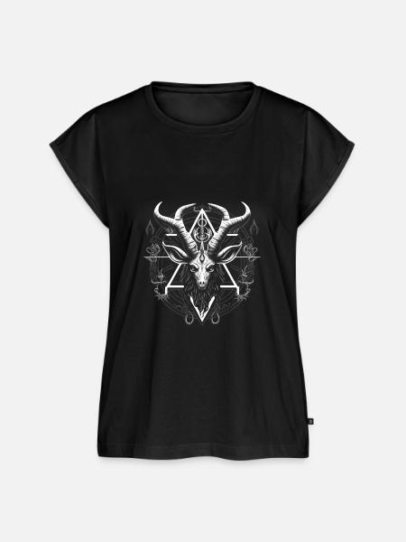 Black Coven - Tierstern - Frauen Premium Bio Top - Schwarz