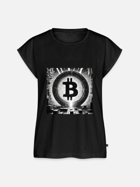 Bitcoin-Portal - Frauen Premium Bio Top - Schwarz