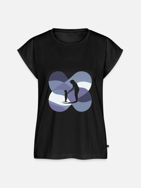 Babysitter Kinderbetreuung Kindermaedchen - Frauen Premium Bio Top - Schwarz