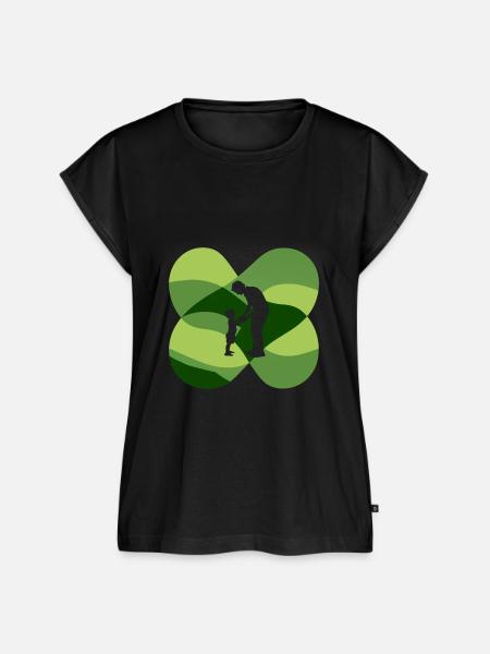Kindermaedchen Babysitter - Frauen Premium Bio Top - Schwarz