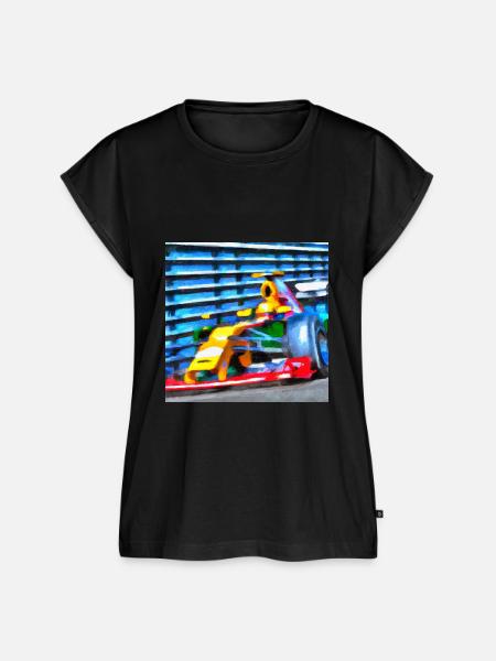 Ein Formel Auto - Frauen Premium Bio Top - Schwarz
