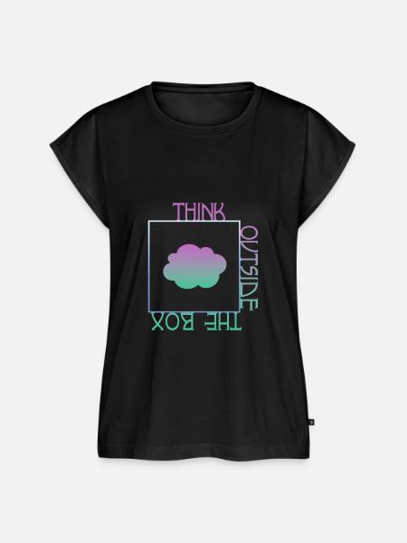Think outside the Box - Frauen Premium Bio Top - Schwarz