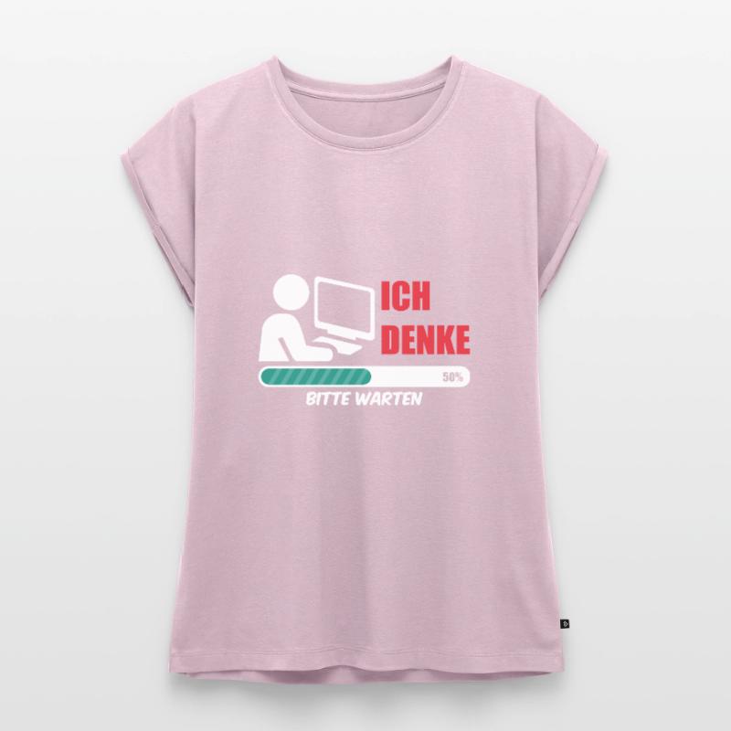 Informatiker ich denke Nerd coding Admin Geek IT Frauen Premium Bio Top