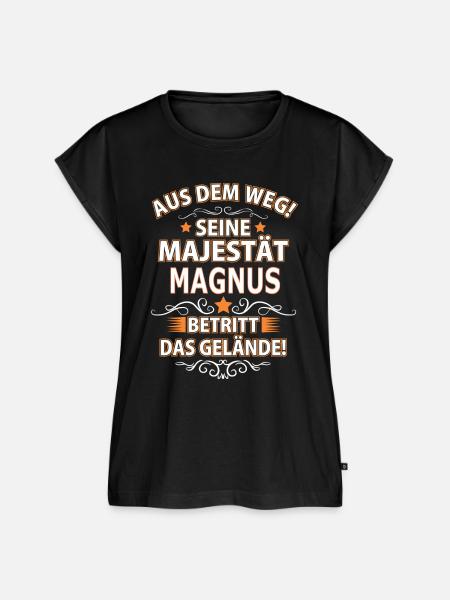MAGNUS - Frauen Premium Bio Top - Schwarz