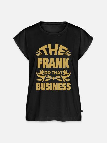 Frank - Frauen Premium Bio Top - Schwarz