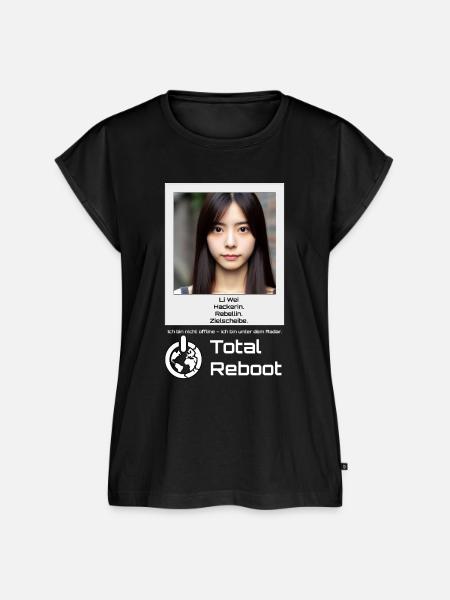 Total Reboot - Frauen Premium Bio Top - Schwarz