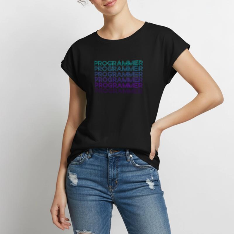 Programmer Code Encoding Programming Retro Women’s Premium Organic Top