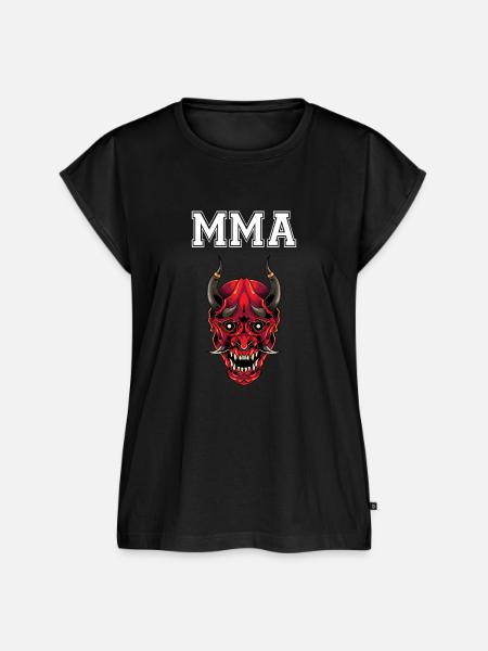 MMA Oni Dämon - Frauen Premium Bio Top - Schwarz