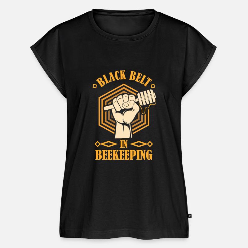 Beekeeping Funny Hobby Beehive Bee Keeeper - Women’s Premium Organic Top - black