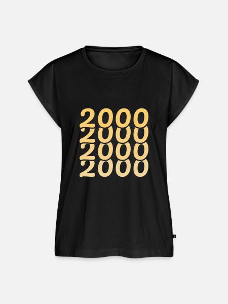 2000 - Frauen Premium Bio Top - Schwarz