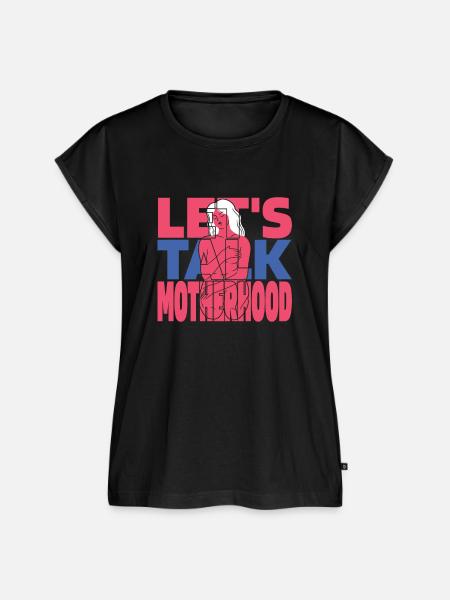 Mom Mutter Mutterschaft - Frauen Premium Bio Top - Schwarz
