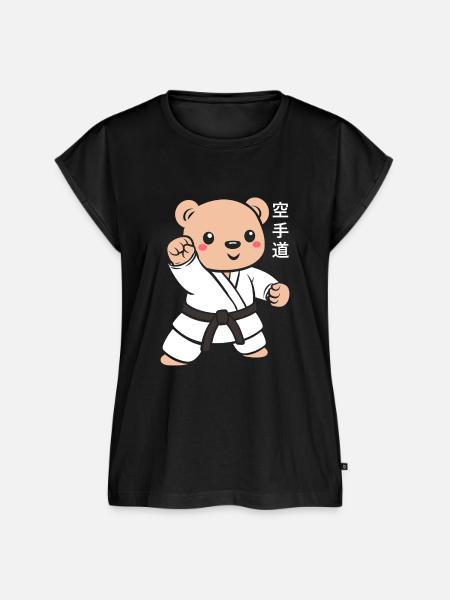 Karate - Frauen Premium Bio Top - Schwarz