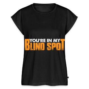 You're In My Blind Spot 11 - Women’s Premium Organic Top - black - Front - AI Model Female 172 light (172cm)