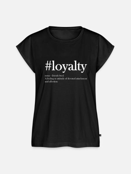 loyalty - Frauen Premium Bio Top - Schwarz