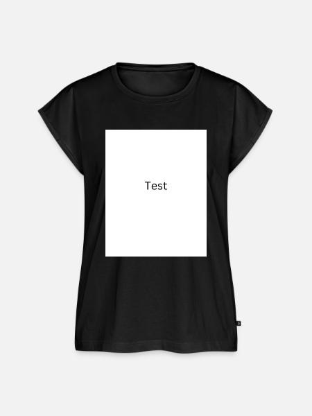 Test - Frauen Premium Bio Top - Schwarz