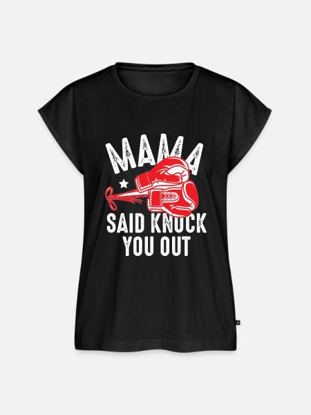 Mama Said - Frauen Premium Bio Top - Schwarz